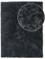 alfombra de pelo largo silvana antracita 140x200 cm
