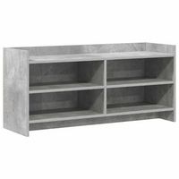 mueble de tv 100 x 33 x 47 cm gris hormigon vidaxl