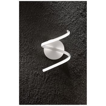 Aplique Led De Pared Metálico En Espiral 18w 6395 B Perenz 3000k