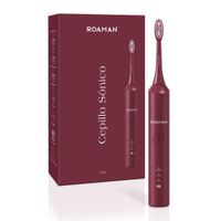roaman cepillo dental sonico color vino t3s