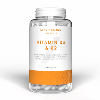 Cápsulas de vitamina D3 y K2 - 90CAPSULES, 90raciones