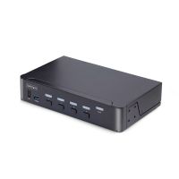 switch kvm displayport startechcom 4 puertos 8k60 usb 3020 botones hdr av independiente