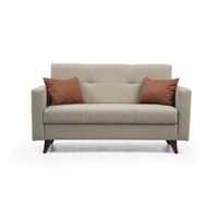 sofa cama 2 plazas polya beige