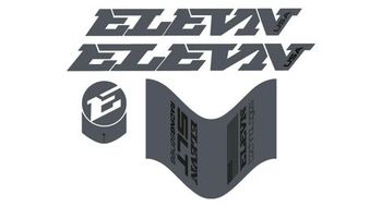 Stickers elevn 22 mm all cromo grey