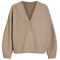 vila abrigo noos juice loose jacket - natural melange para mujer