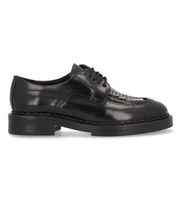 alpe para mujer 533266 mocasines chester de piel negro 37 plano cordones casual