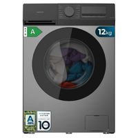cecotec lavadora carga frontal 12kg bolero dresscode 12450 inverter steel 1400 rpm 16 programas clase a-20