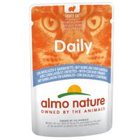 almo nature daily menu pouches 70g - saver pack cod  shrimp 24 x 70g