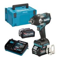 pistola de pernos 12 750nm 40v max makita 2 batt bl4040  cargador - tw007gm201