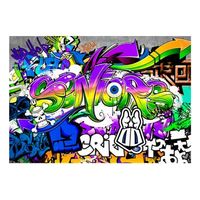papel pintado 3d - words of city 300x210 cm