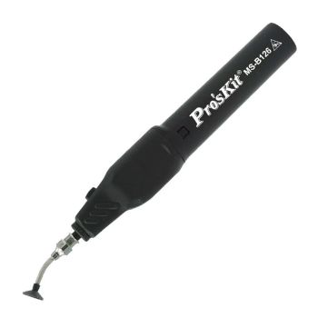 Pro'sKit MS-B126 Bolígrafo de aspiración eléctrica con succión, seguro ESD, alimentado por batería, herramienta antiestá