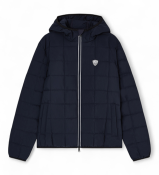 EA7 para hombre. 7M001514_AF21509 Chaqueta Premium Shield M marino (XXS), Casual, Poliéster