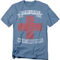 bon jovi camiseta bad medicine para mujer