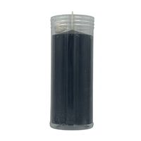 velon negro de 15x6cm de 3 dias de duracion limpieza energetica - karma  vela especial de peticion para limpiezas energeticas y alejar tumbar y ahuyentar malas energias envidias mal de ojo