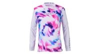 maillot de manga larga para mujer kenny charger blanco rosa