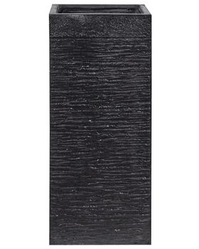 Maceta de exterior de cerámica negro h60