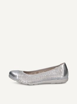 CAPRICE Ballerina, metallic, made of Leather, Size 36