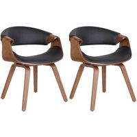 set de 2 sillas de comedor foley simil cuero roblenegro 52x62x76 cm clp