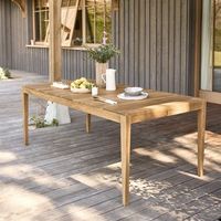 mesa de exterior de teca para 8 pers