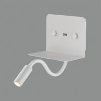 aplique de pared led calma 3w