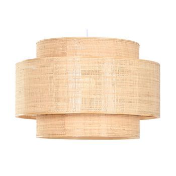 Lampara Techo Bambu 56x56x37 Natural Marron