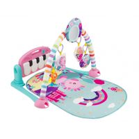 alfombra de juego piano pink rainbow