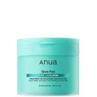 anua pdrn 100 hyaluronic acid glow pad 180ml