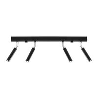 regleta koin negro 4 luces