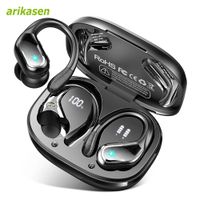 auriculares bluetooth 53 de 75 horas auriculares inalambricos impermeables ip7 con microfono con cancelacion de ruido enc graves profundos para deportes entrenamiento y gimnasio