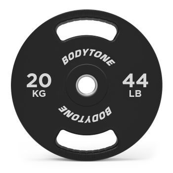 Disco De Goma De 20 Kg Con Agarre (28mm) 28/20 Bodytone