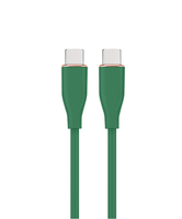 cable de carga y datos gembird pd tipo-c silicona alta calidad 15m verde