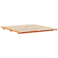estructura de cama marron cera 180 x 210 cm