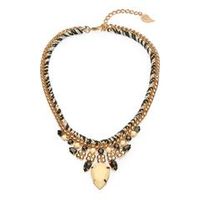 ladies statement cadena elementos de tela zebra