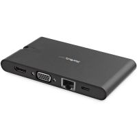 startech docking station usb tipo chdmivgagbe con lector de tarjetas sd