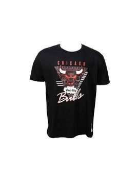 Camiseta Mitchell & Ness Chicago Bulls Negro Hombre