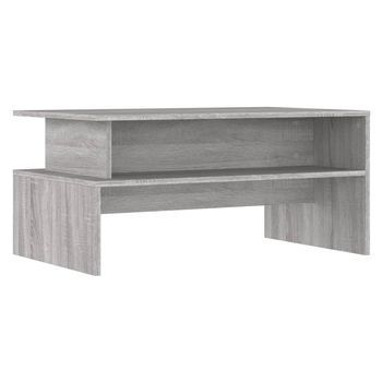 Mesa De Centro 55x90x42,5 Cm Madera - Gris