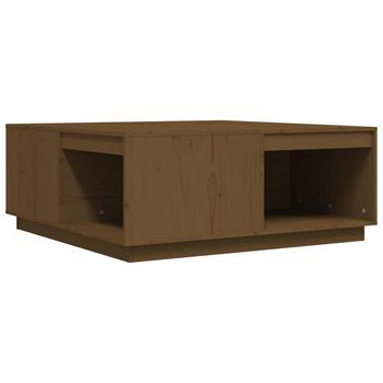 Mesa De Centro 101x100x40,5 Cm Madera - Marrón