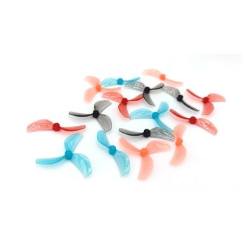 4 pares / 12 pares Gemfan 45 mm 1.8 pulgadas hélice ducto de 3 palas agujero de eje de 1 mm / 1.5 mm para dron RC ThinyW