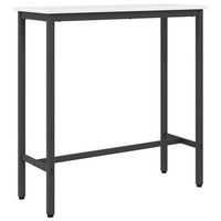 mesa 100 x 40 x 101 cm madera ingenierizada y acero vidaxl