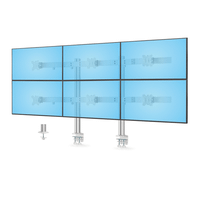 brazo soporte de sobremesa para 6 monitores - max 32 8kg