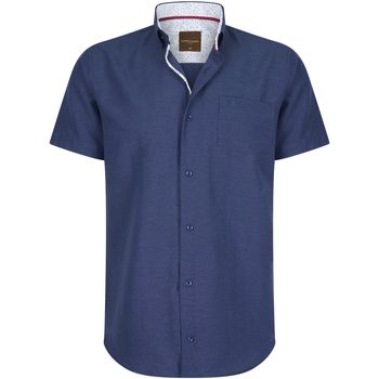 Cappuccino Italia Camisa Korte Mouw Navy para mujer