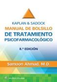kaplansadock manual de bolsillo de tratamiento psicofarmacologico