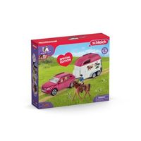 72223 coche con remolque para caballos