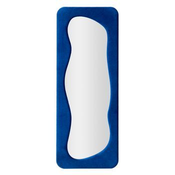 Espejo De Pared De Terciopelo Azul Cm 60x4x160