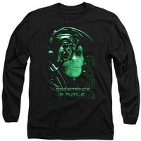 star trek camiseta manga larga resistance is futile para mujer