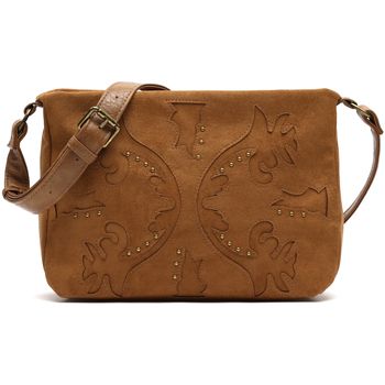 Misako Bandolera Dobli bolso bandolera efecto ante para mujer