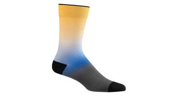 Calcetines craft adv endur graphic azul blanco amarillo