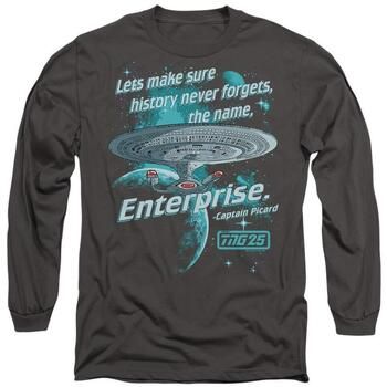 Star Trek Camiseta manga larga Never Forget para hombre