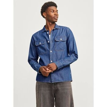 Jack & Jones Camisa manga larga 12269262 TRAVIS-MEDIUM BLUE DENIM para hombre