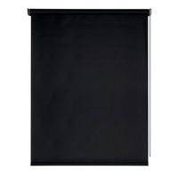 estor opaco moon estor enrollable blackout negro 120 x 250 cm